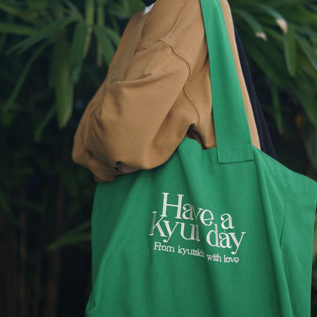 Heavy Duty Green Tote Bag