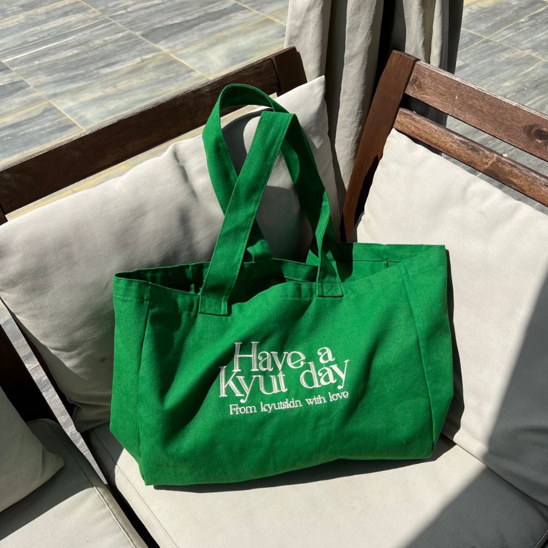 Heavy Duty Green Tote Bag